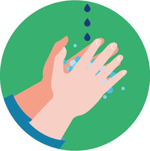 Icon hand washing