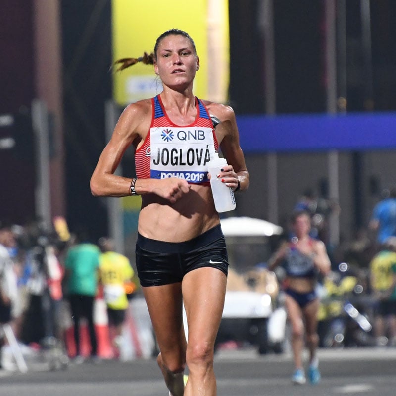 Česká atletka Marcela Joglová na závodě v DAUHÁ 2019
