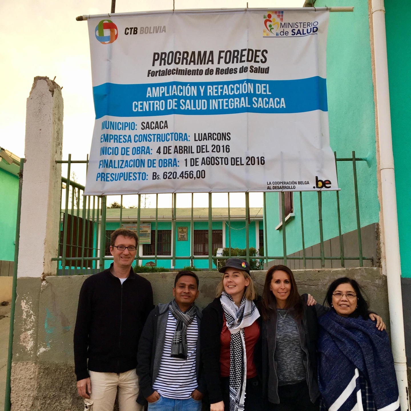 HARTMANN employees during a CARE mission in Bolivia