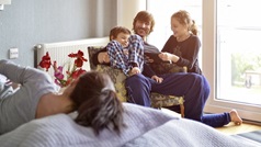 200 Teaser happy family enjoying their time together