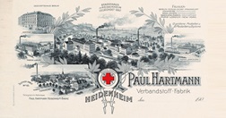 Historical picture of HARTMANN’s production sites