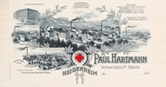 Historical picture of HARTMANN’s production sites