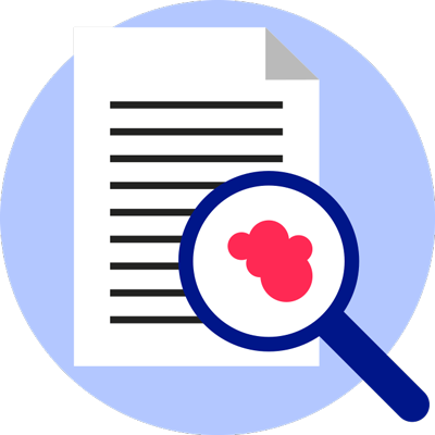 Na základě pokročilého rozpoznávání textu a vytvořených algoritmů vyhledává ve strukturovaném i nestrukturovaném textu indicie