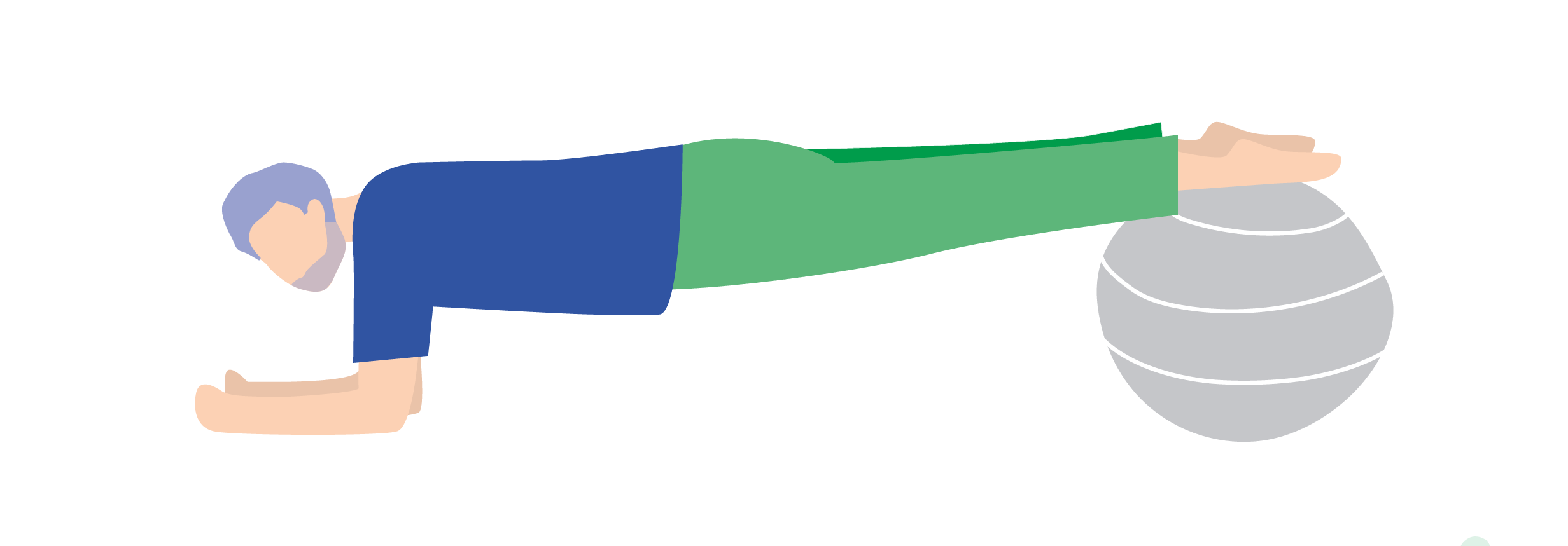 man doing a pelvic floor exercise to alleviate the symptoms of incontinence