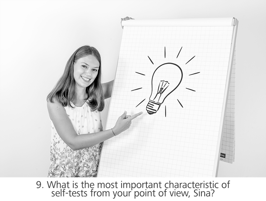 Sina on the most important characteristics of self-tests .