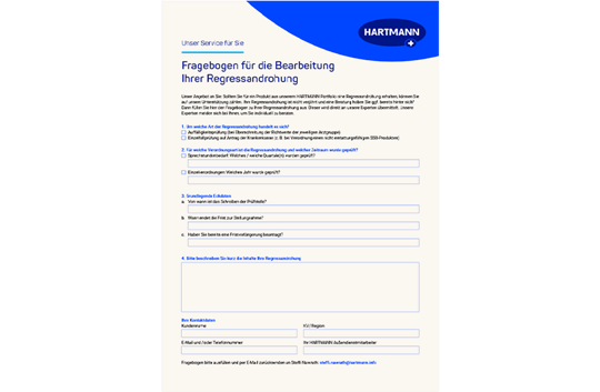 Regressandrohung Fragebogen
