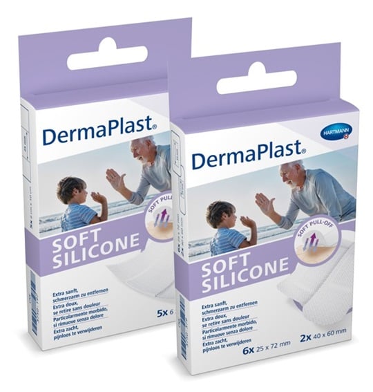 DermaPlast SOFT SILICONE Wundpflaster