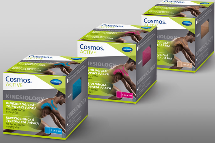 Nový rad Cosmos ACTIVE zahŕňa i kineziologické tejpovacie pásky