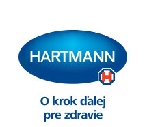 Od roku 2015 tvorí logo HARTMANN modrý ovál doplnený o 3D efekt a slogan O krok ďalej pre zdravie