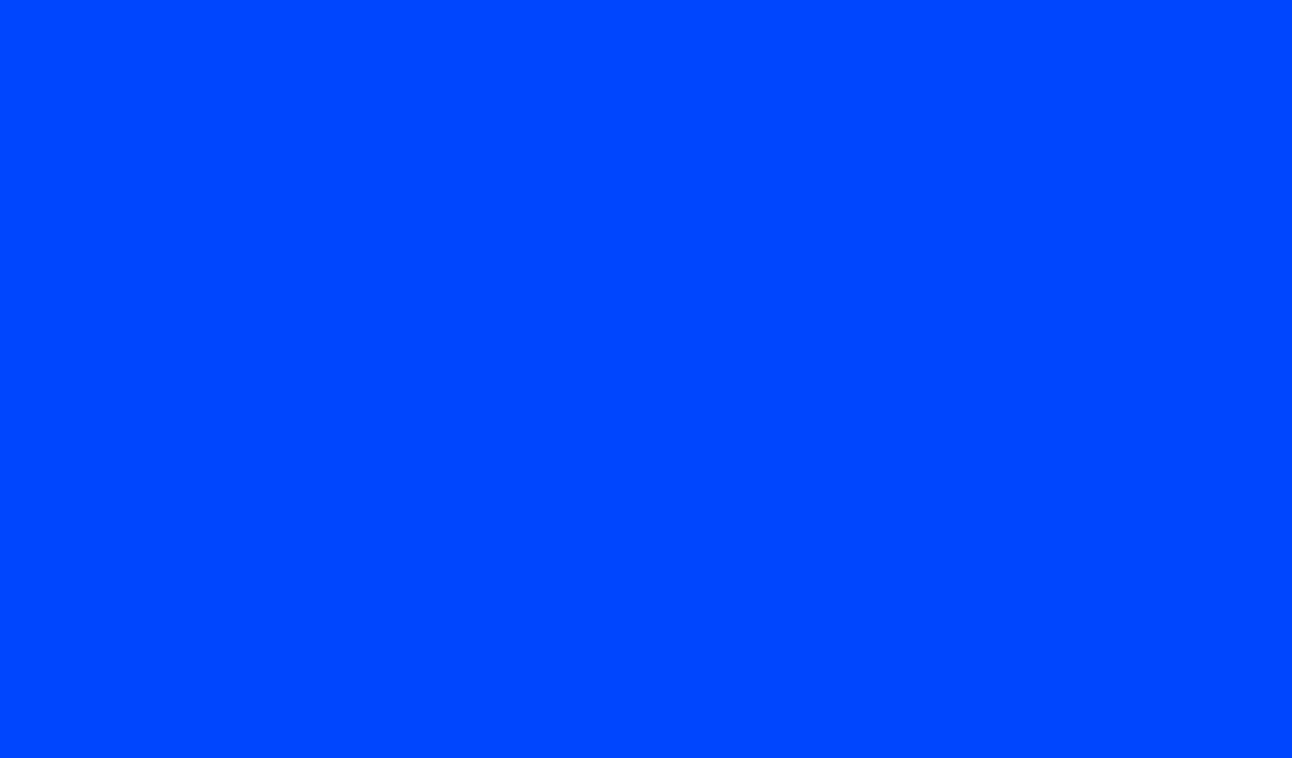 Background bright blue 0045ff