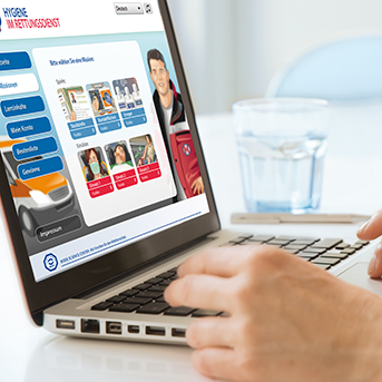 ELearning Rettungsdienst auf Laptop