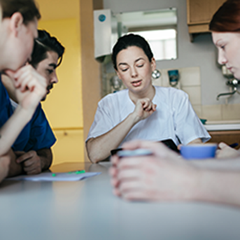 Besprechung Pflegeeinrichtung