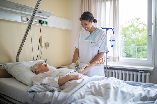 Voor IV therapie is perifere veneuze katheterisatie nodig