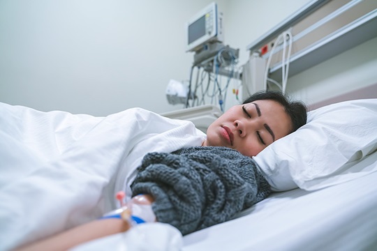 De angst dat een infectie verergert tot bloedvergiftiging is een kwelling