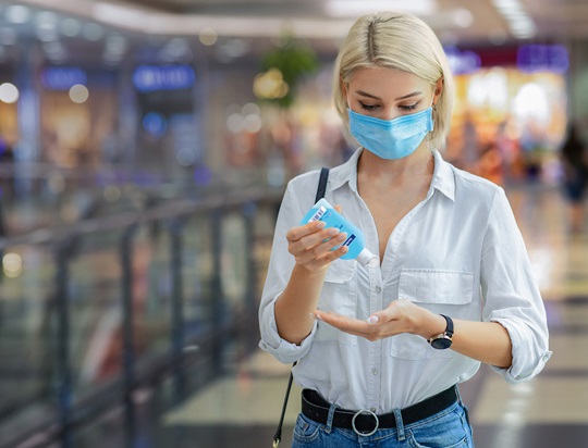 Germans are conscientious about hand hygiene and wearing masks in daily life with COVID-19.
