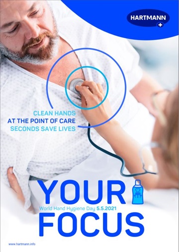 HARTMANN campaign poster for International Hand Hygiene Day