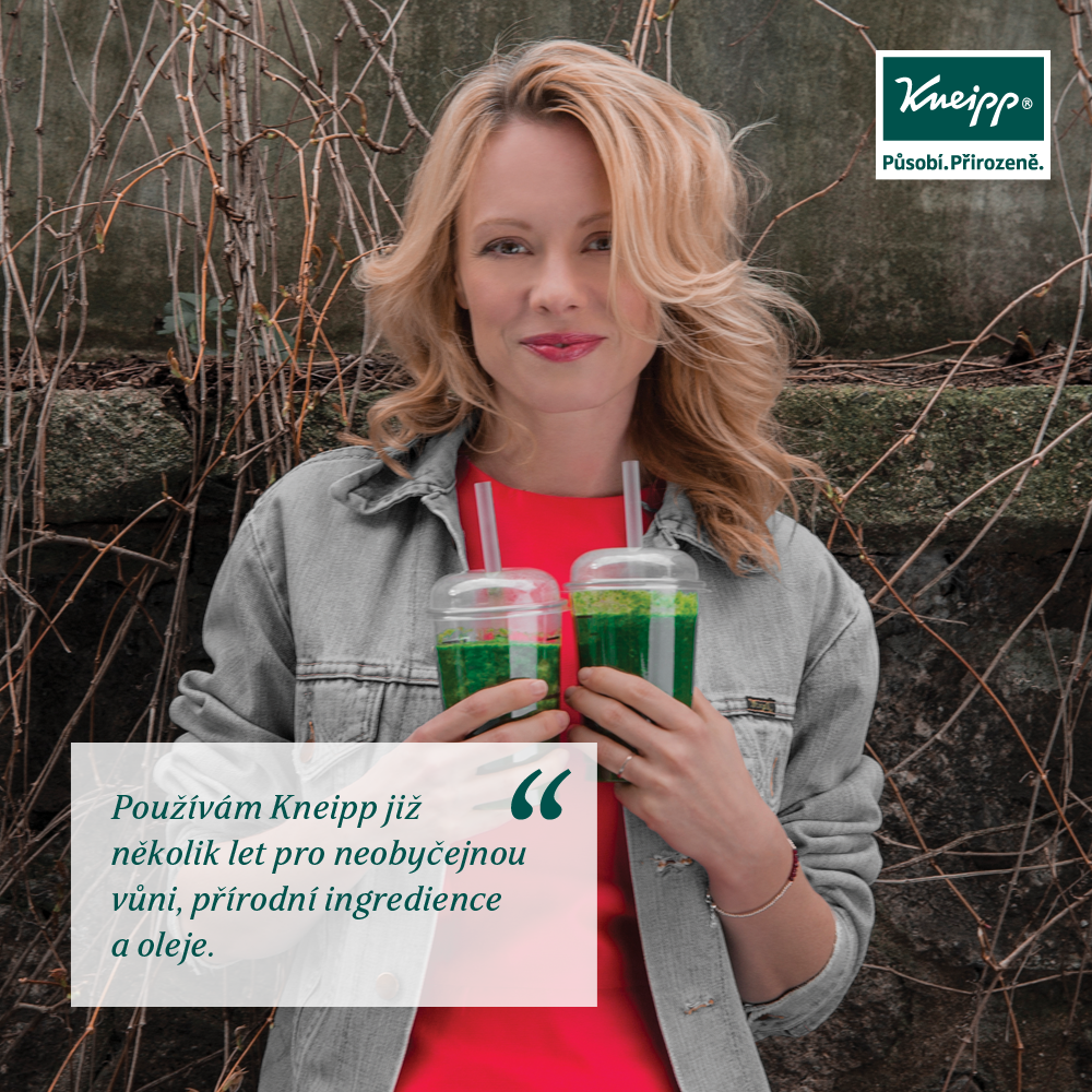 Používám Kneipp již několik let pro neobyčejnou vůni, přírodní ingredience a oleje. To jsou slova Lindy Rybové, jedné z našich nejkrásnějších hereček.