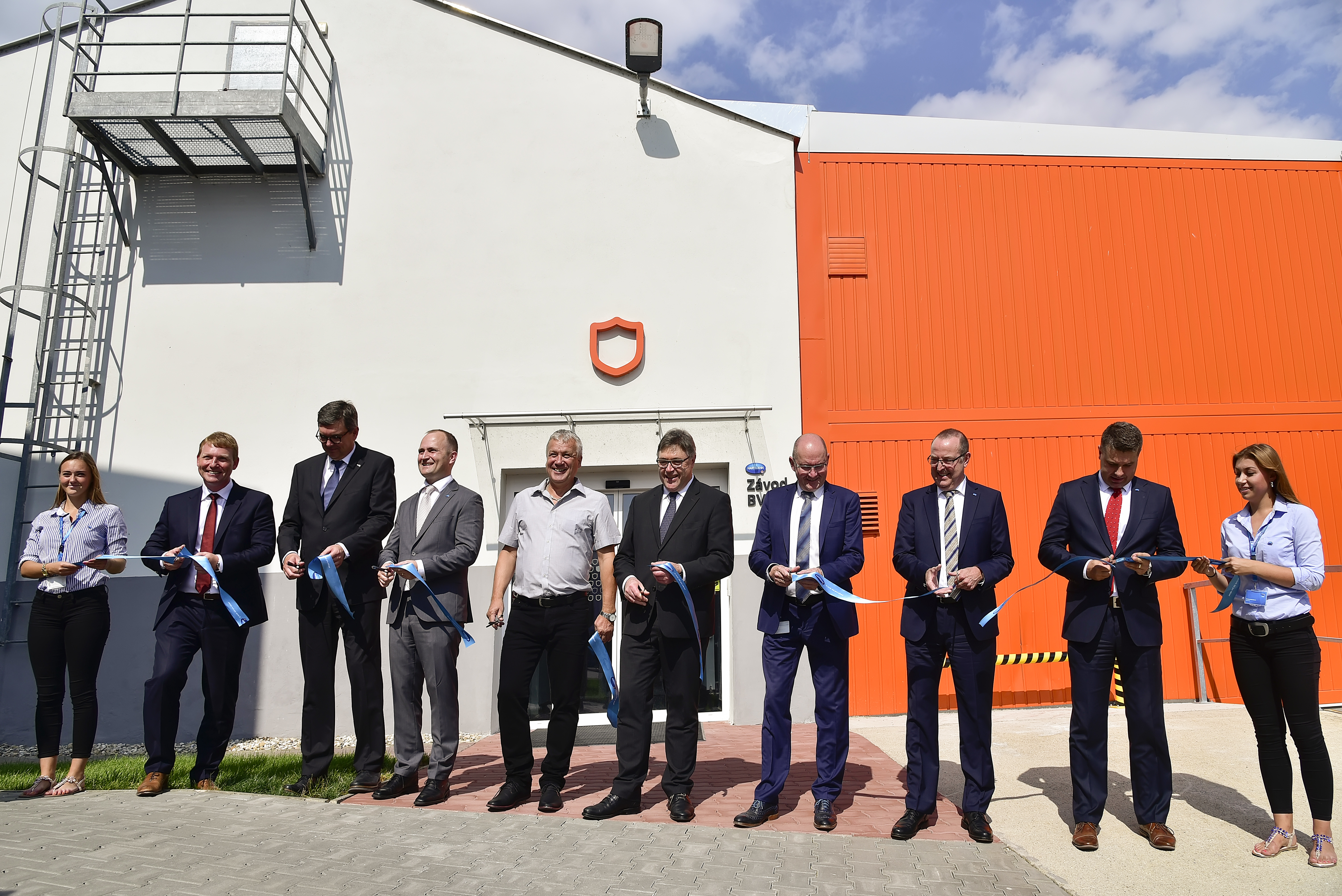 Slavnostní otevření nových výrobních prostor ve Veverské Bítýšce