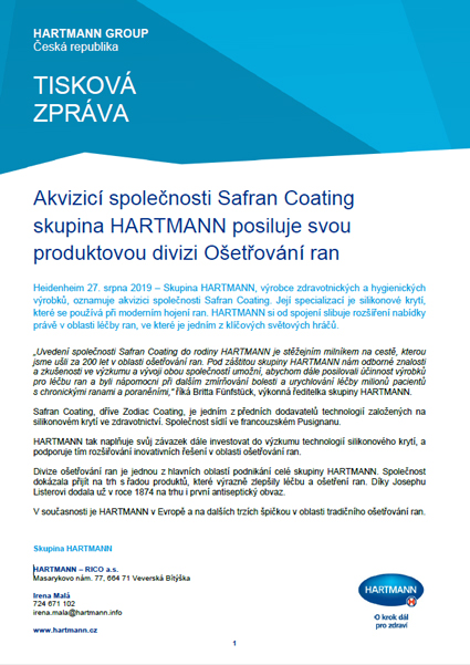 TZ akvizice Safran 