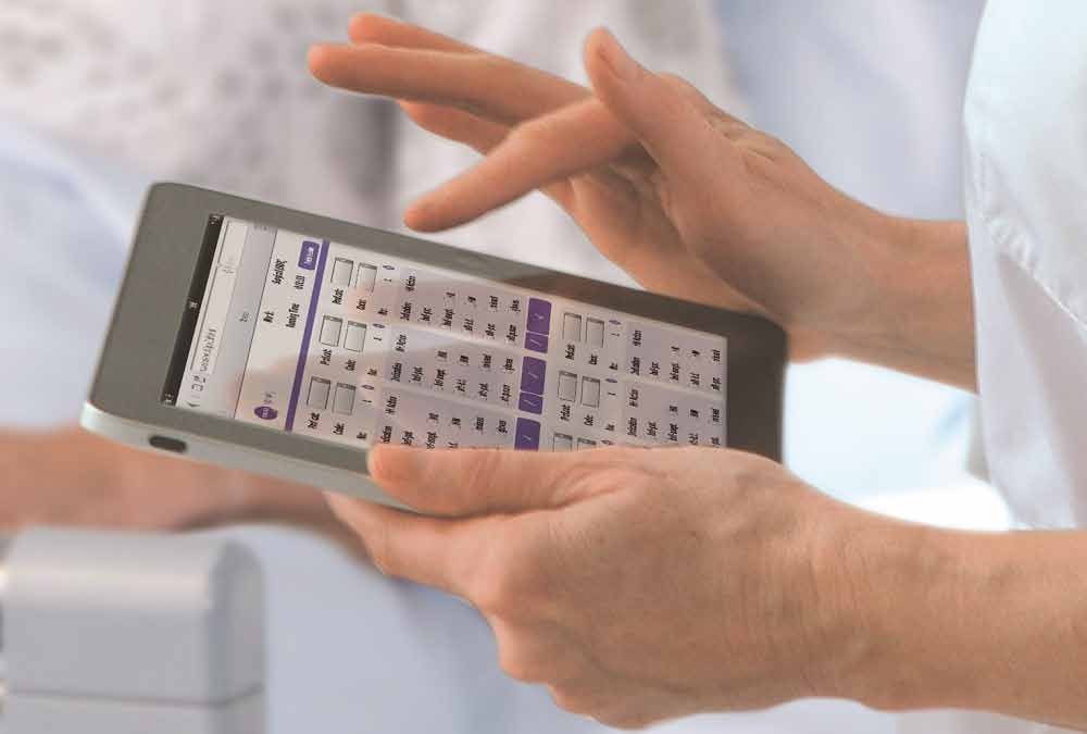 Sledovanie kvality dodržiavania hygienických štandardov vyžaduje spracovanie veľkého objemu dát. Preto je do tabletu zaznamenávaný každý prípad jednotlivo.