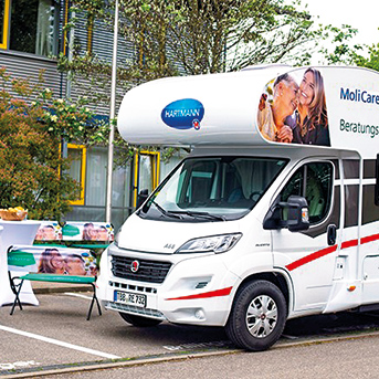 Inko-Mobil 2019 auf Parkplatz