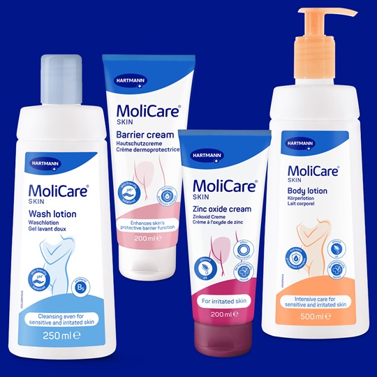 Composing MoliCare Skin Produkte