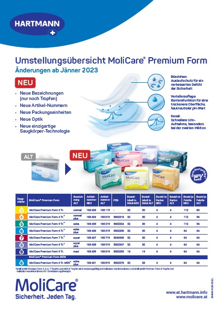 Thumbnail Umstellungsblatt Molicare Premium Form Outpatient