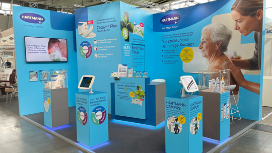 HARTMANN Messestand auf der Pflege Plus