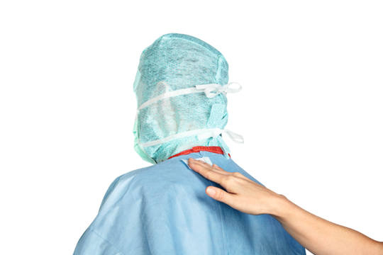 Combitape-Verschluss in Nahaufnahme