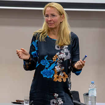 Daniela Piossek beim MORE4MORE Event