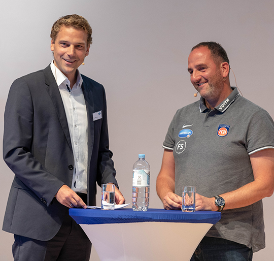 Farnk Schmidt beim MORE4MORE Event