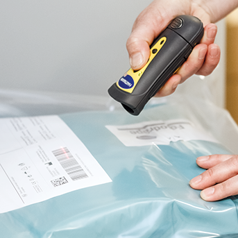 Barcode mit Scanner ablesen