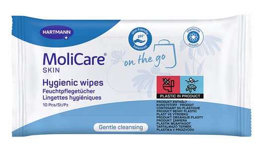 MoliCare® Skin Wilgotne chusteczki do pielęgnacji