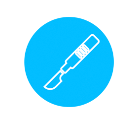 Icono de actividad quirúrgica - Plan Cooper - HARTMANN