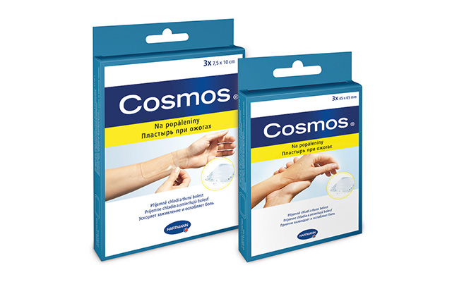 Balenie náplastí Cosmos Na popáleniny od HARTMANN