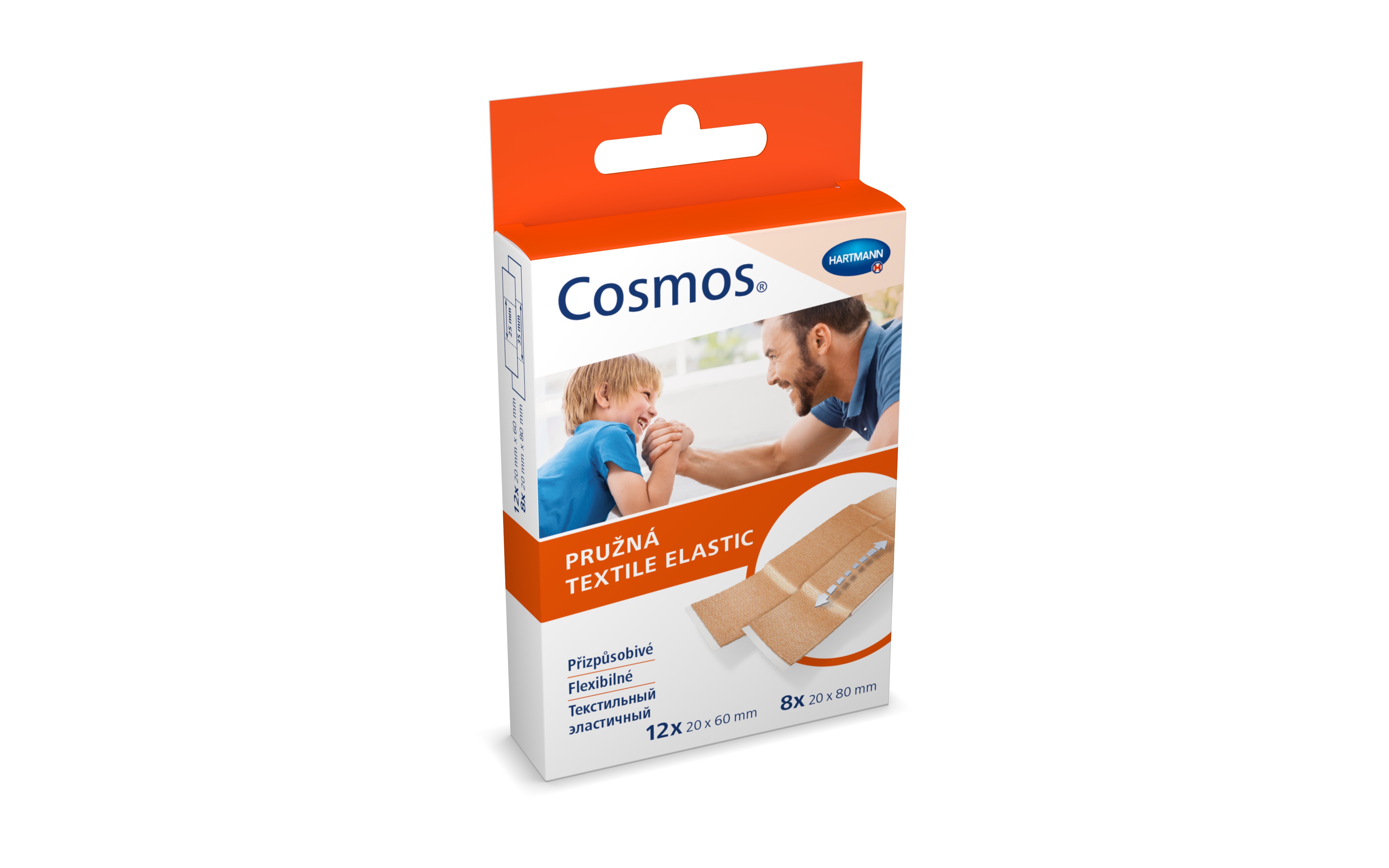 Balenie náplastí Cosmos Pružná od HARTMANN