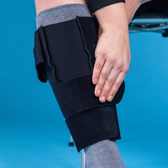 Anlegen von Compreflex: Schritt 4 - Verschließen