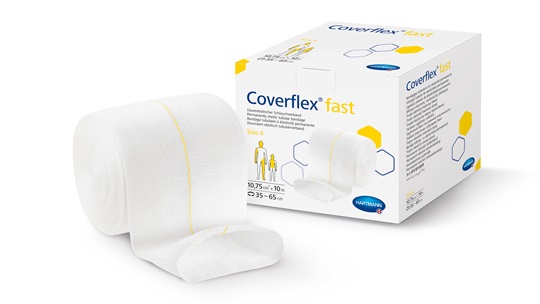 Schlauchverband Coverflex fast - Produkt und Packung