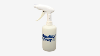Bacillol® Spray Flasche aus dem Jahr 1963.