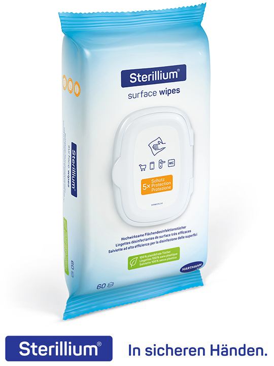 Sterilllium surface wipes packshot