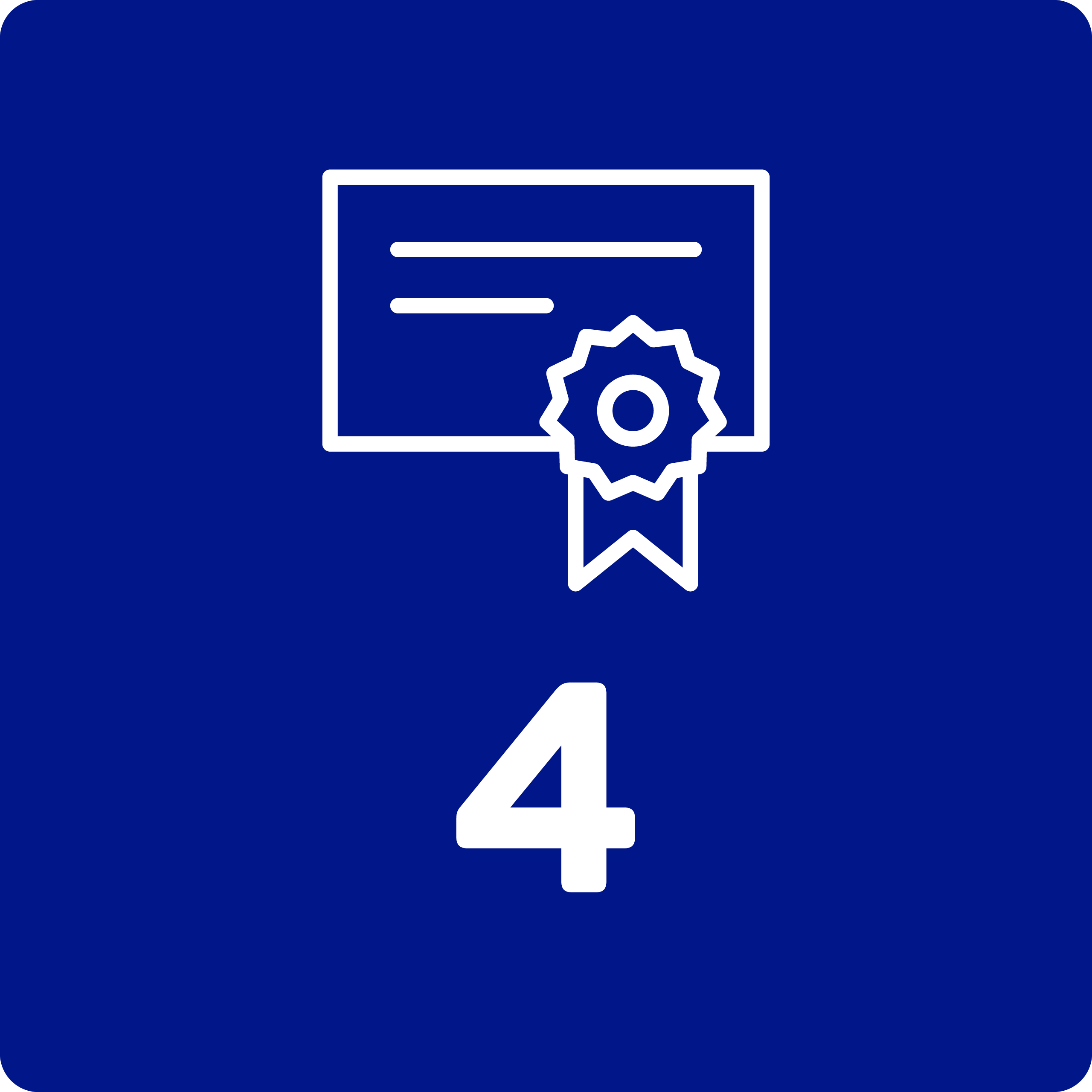 Icon certificate