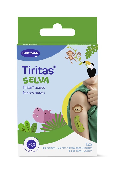 Tiritas SELVA con formas de animales para un cuidado de las heridas más amable - HARTMANN