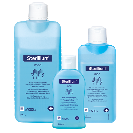 Sterillium Med Packshots Gruppe