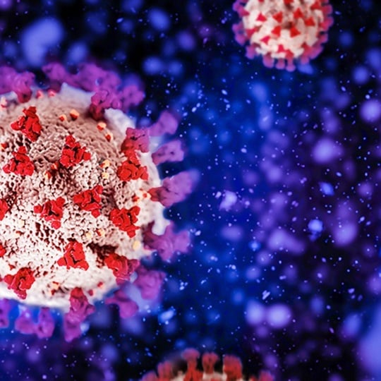 Illustration of viruses.