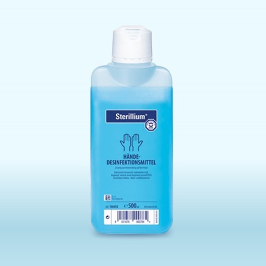 Product photo of Sterillium® bottle.