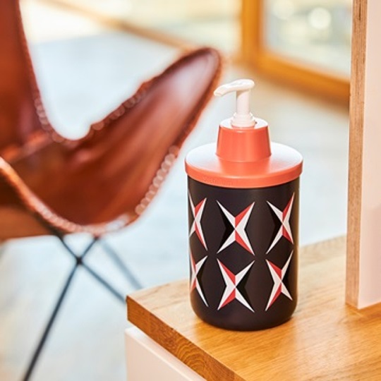 Photo of an alternative dispenser for disinfectants.