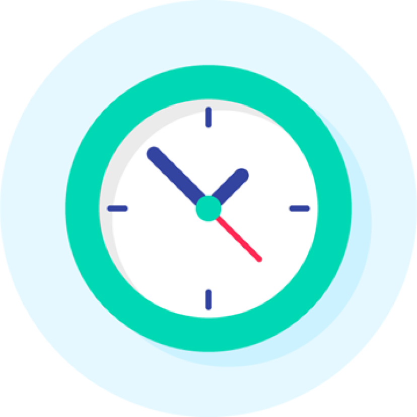 Illustration of a clock.