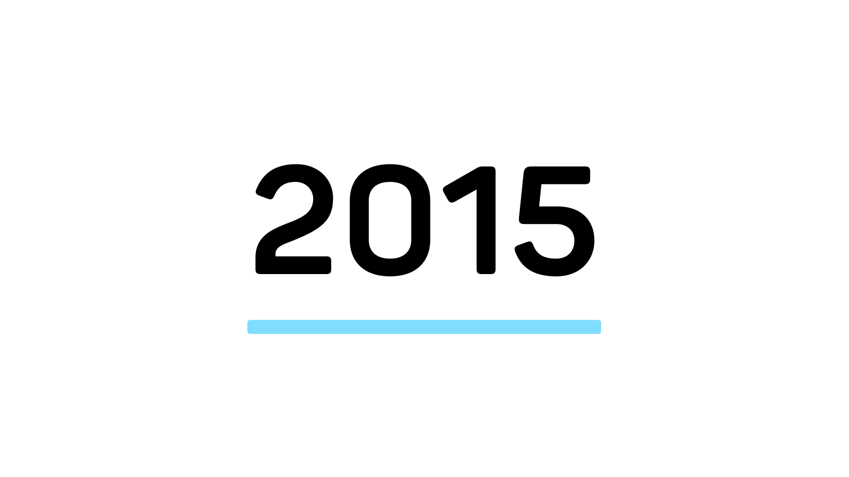 Illustration of the number 2015 in black on a white background.