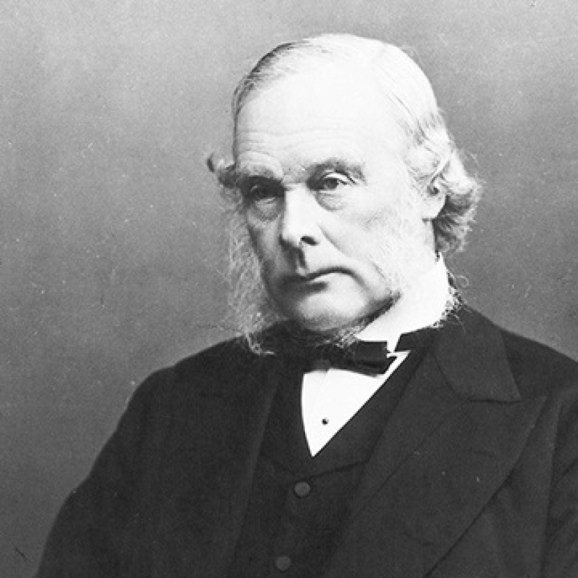 Photo of Louis Pasteur, French biologist and chemist in the mid 19th century