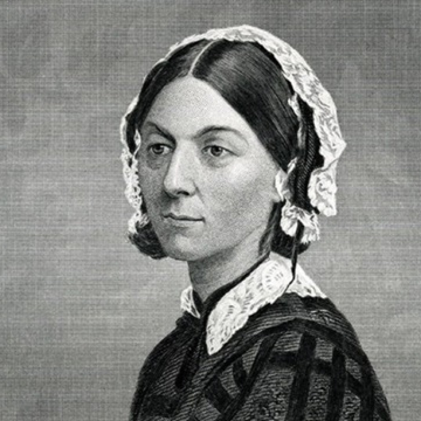Photo of Florence Nightingale, founder of modern nursing.